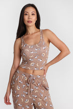 Peanuts Snoopy Moon Super Soft Pajama Tank Top & Wide Leg Pants 2-Piece Set thumbnail 2