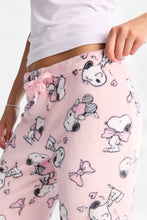 Peanuts Snoopy Bow Plush Pajama Pants thumbnail 2