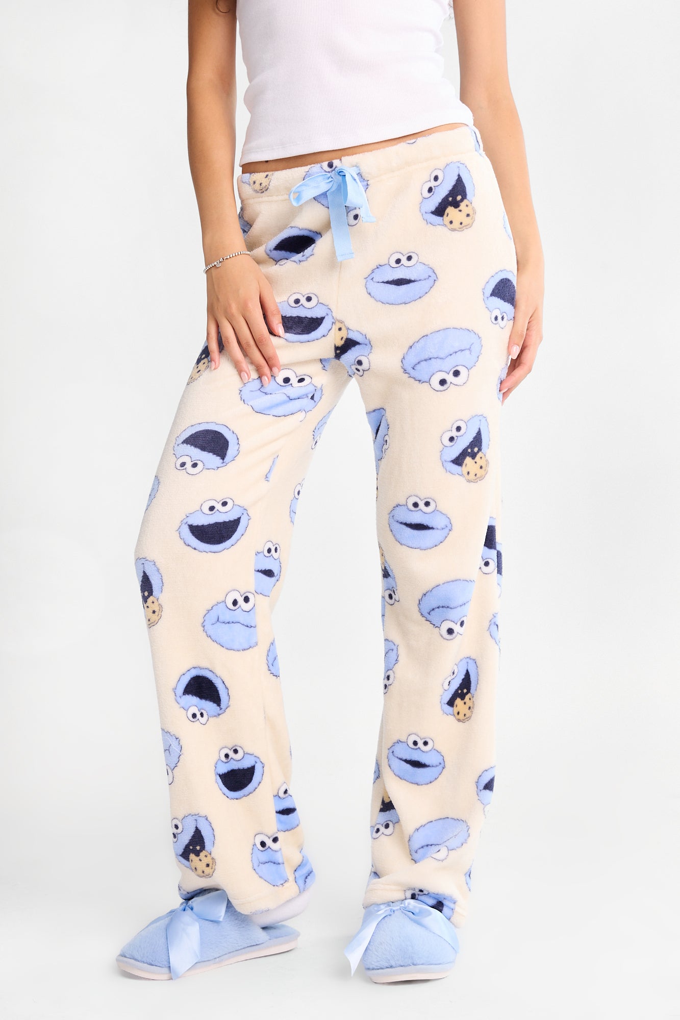 Cookie Monster Plush Pajama Pants
