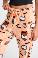 Pantalon pyjama pelucheux imprimé Hello Kitty citrouilles thumbnail 2