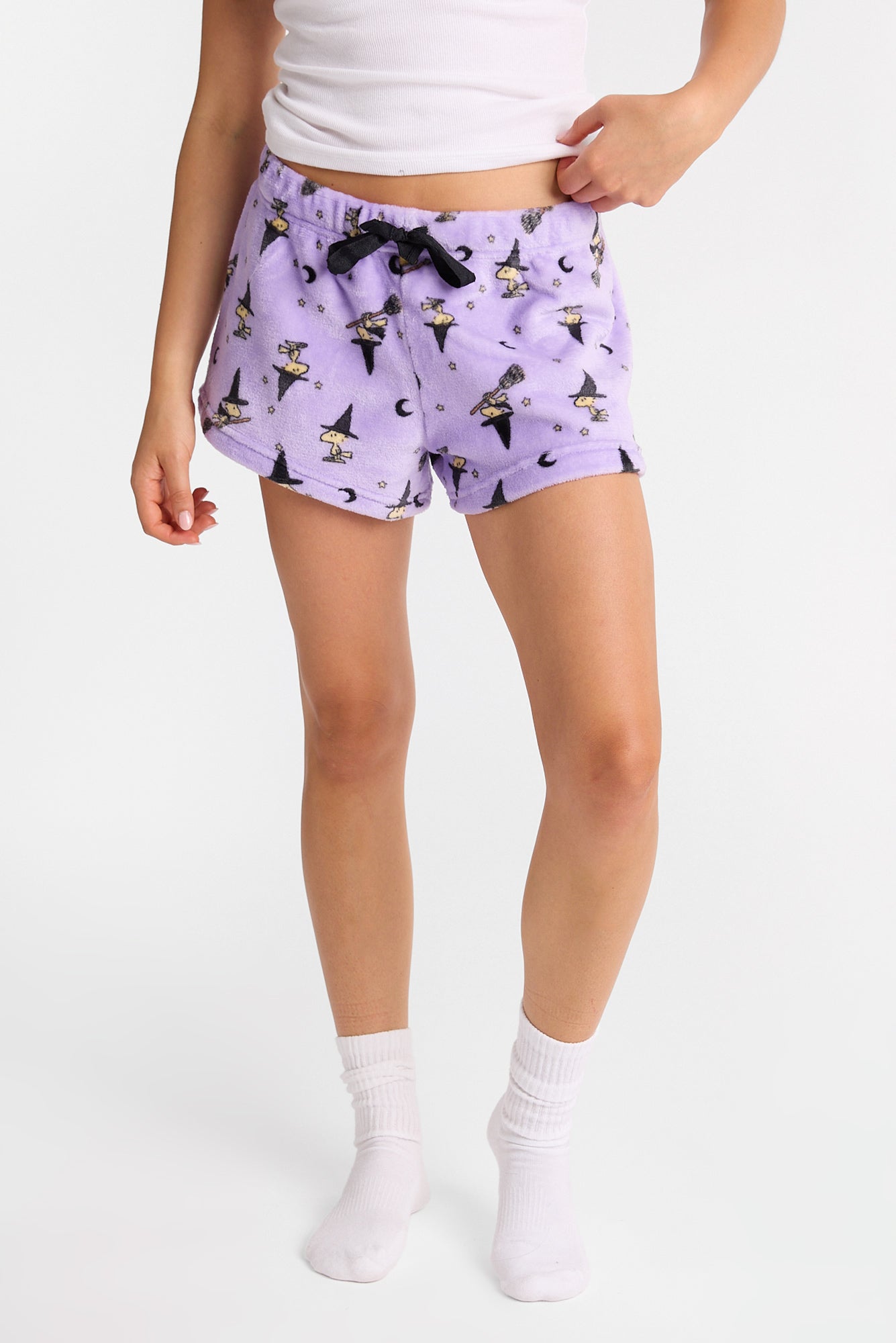 Peanuts Snoopy Witch Plush Pajama Shorts