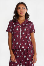 Ensemble chemise et pantalon pyjama coupe Dad Super Doux imprimé Hello Kitty Mummy thumbnail 2