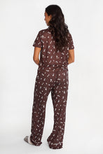 Ensemble chemise et pantalon pyjama coupe Dad Super Doux imprimé Peanuts Snoopy fantôme thumbnail 4