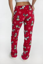 Peanuts Snooppy Snowflakes Plush Pajama Pants thumbnail 3