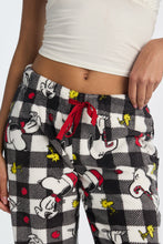 Peanuts Plaid Plush Pajama Pants thumbnail 2