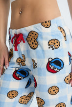 Sesame Street Cookie Monster Holiday Plush Pajama Pants thumbnail 2