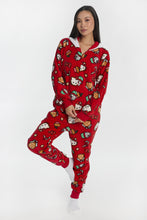 Hello Kitty Candy Cane Hooded Onesie thumbnail 1