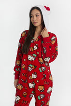 Hello Kitty Candy Cane Hooded Onesie thumbnail 4