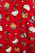 Hello Kitty Candy Cane Printed Oversized Blanket Hoodie thumbnail 4