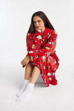 Hello Kitty Candy Cane Printed Oversized Blanket Hoodie thumbnail 5