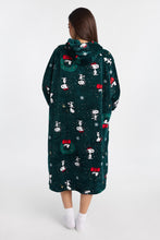 Peanuts Snoopy Wreath Printed Oversized Blanket Hoodie thumbnail 3