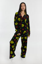 The Grinch Bow Pajama Dad Shirt And Pants 2-Piece Set thumbnail 1