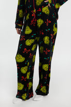 The Grinch Bow Pajama Dad Shirt And Pants 2-Piece Set thumbnail 4