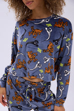 Scooby-Doo Printed Velour Pajama Jogger And Tee Set thumbnail 3