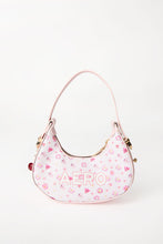 Mini sac hobo zippé à breloques cerises thumbnail 1