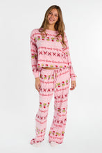 The Grinch Holiday Super Soft Pajama Long Sleeve Top & Wide Leg Pants 2-Piece Set thumbnail 1