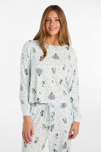 Ensemble haut à manche longue et pantalon pyjama à jambe large imprimé Peanuts Snoopy enneigé thumbnail 2