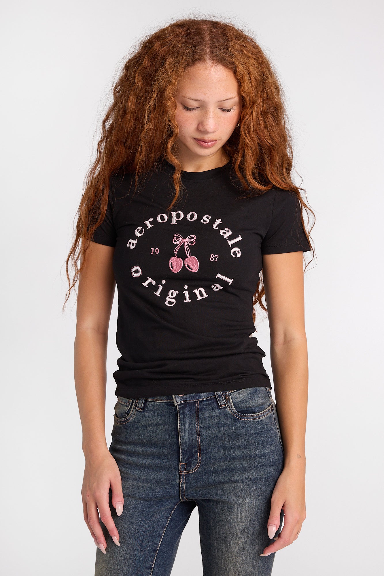 Aéropostale Original 1987 Cherry Graphic Classic Tee