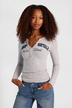 Aéropostale New York Graphic Long Sleeve Henley Top thumbnail 1