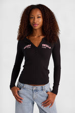 Haut henley à manches longues à graphique Aéropostale New York thumbnail 1