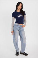 AERO Eighty Seven Original Brand Graphic Layered Long Sleeve Twofer Tee thumbnail 4
