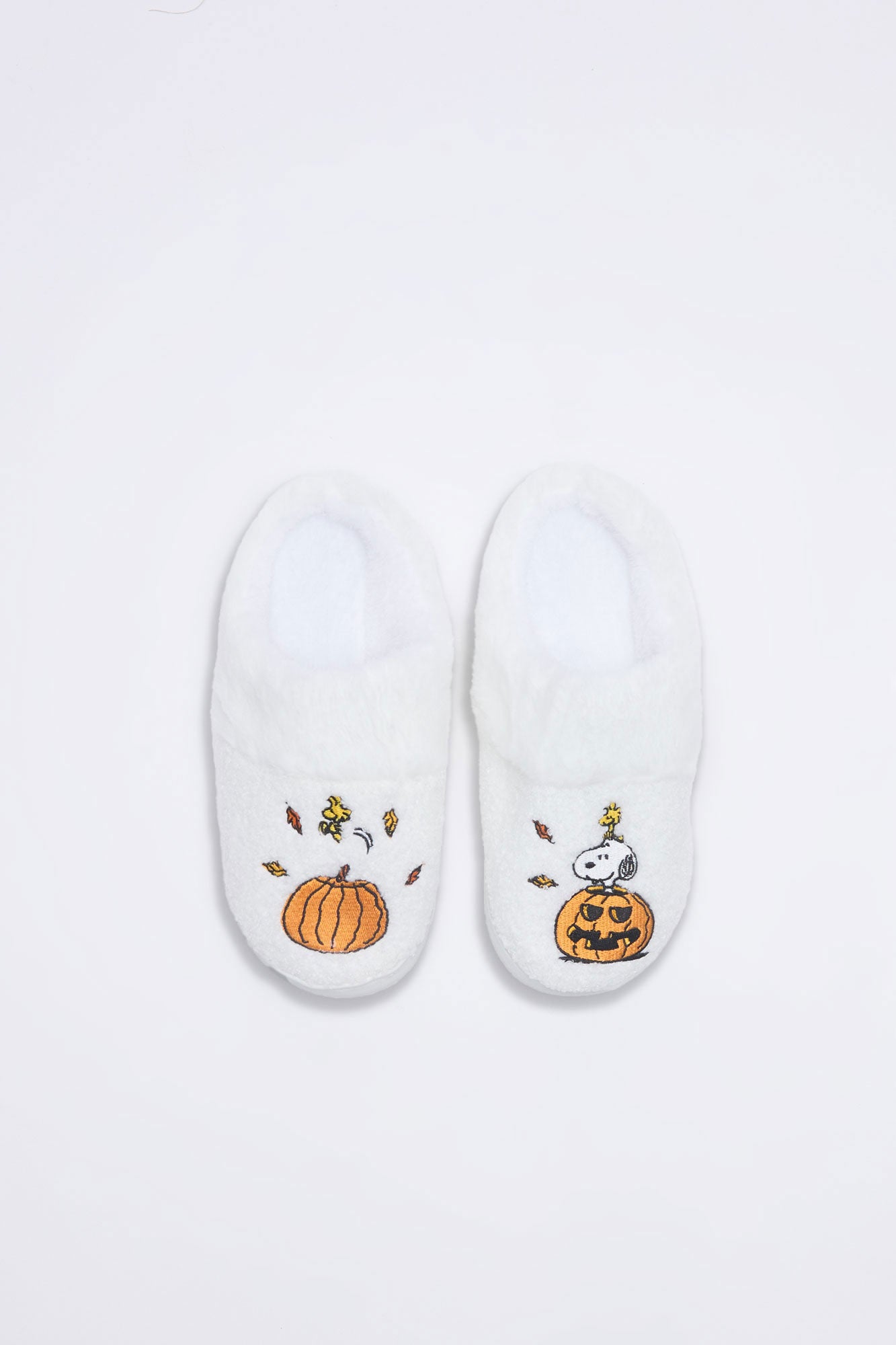 Pantoufles Peanuts Snoopy citrouilles