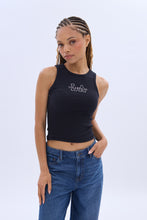 AERO Ribbed High Neck Tank Top thumbnail 2