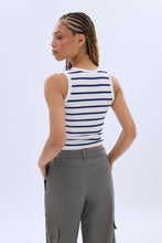 AERO Ribbed High Neck Tank Top thumbnail 9