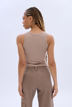 AERO Ribbed High Neck Tank Top thumbnail 13