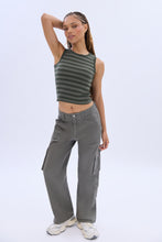 AERO Ribbed High Neck Tank Top thumbnail 18