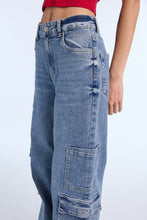 Jeans ample cargo taille haute AERO thumbnail 3