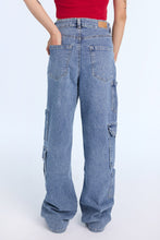 Jeans ample cargo taille haute AERO thumbnail 4