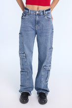 Jeans ample cargo taille haute AERO thumbnail 2