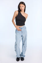 Jeans ample cargo taille haute AERO thumbnail 8
