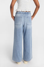 Pantalon jambe large en denim taille basse à enfiler AERO thumbnail 7
