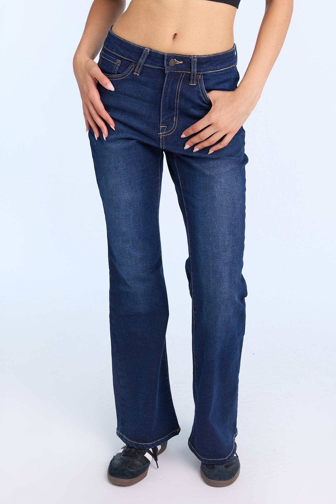 AERO High Rise Flare Jeans