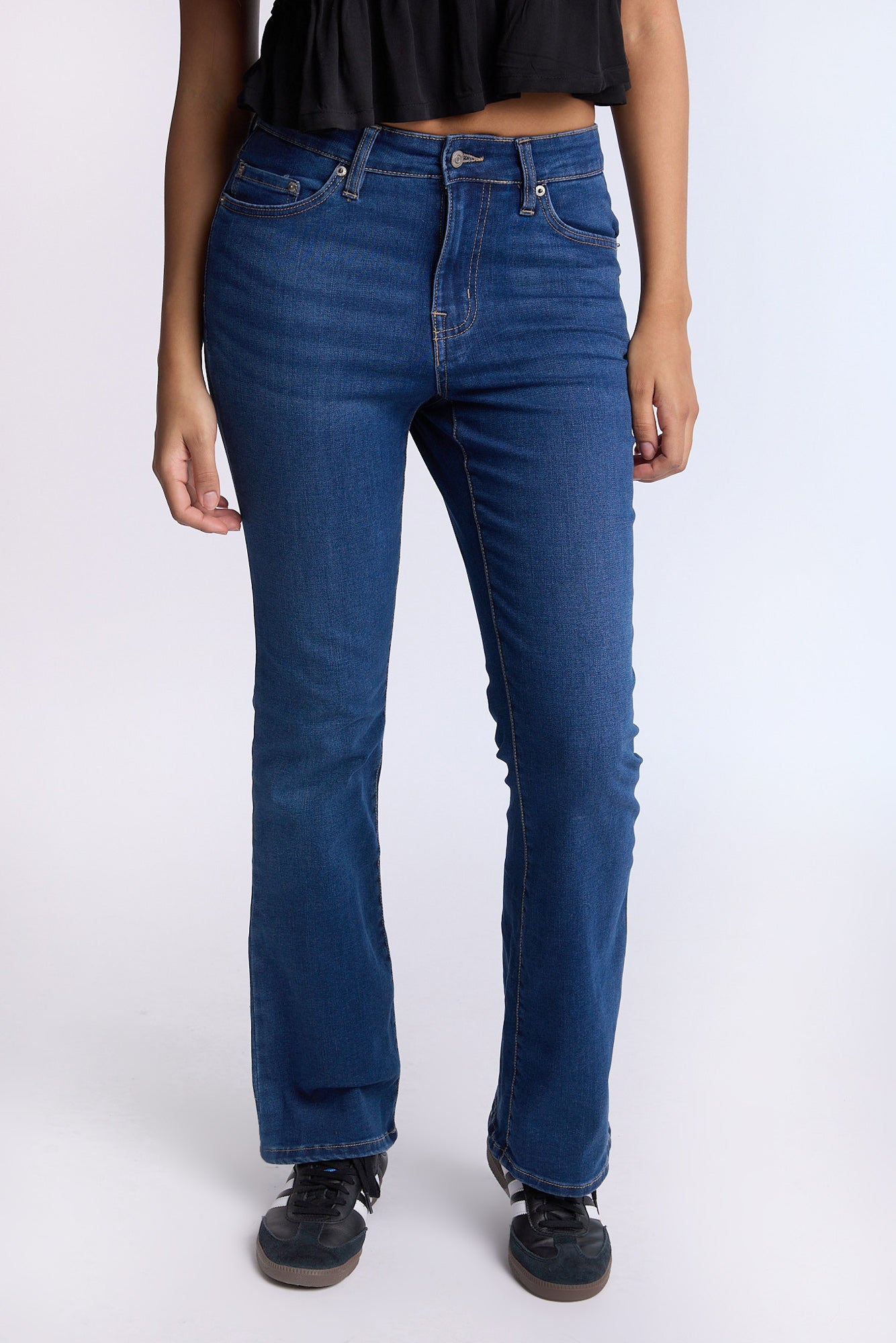 AERO Mid Rise Bootcut Jeans
