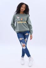 Camp Snoopy Weekend Vibes Graphic Crew Neck Sweatshirt thumbnail 3