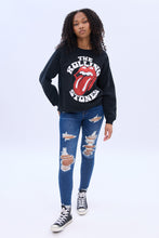 Sweatshirt ras du cou imprimé graphique The Rolling Stones Glitter thumbnail 3