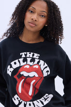 The Rolling Stones Glitter Graphic Crew Neck Sweatshirt thumbnail 2