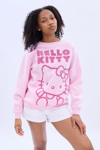 Hello Kitty Wave Graphic Crew Neck Sweatshirt thumbnail 1