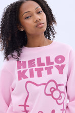 Hello Kitty Wave Graphic Crew Neck Sweatshirt thumbnail 3