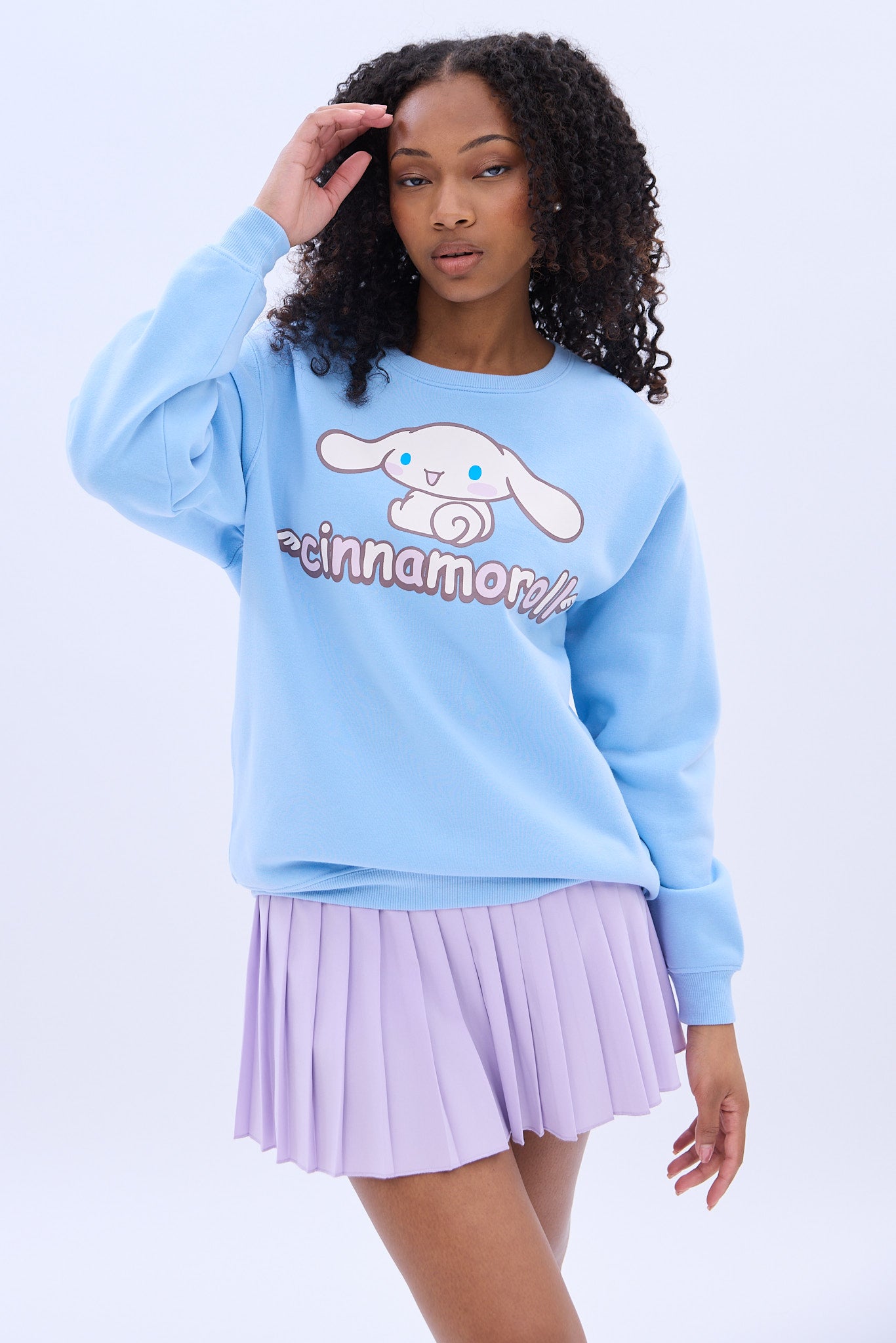 Cinnamoroll Graphic Crew Neck Sweatshirt
