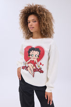 Betty Boop Graphic Crew Neck Relaxed Sweatshirt thumbnail 1