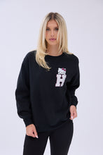 Hello Kitty H Graphic Crew Neck Relaxed Sweatshirt thumbnail 1