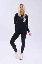 Hello Kitty H Graphic Crew Neck Relaxed Sweatshirt thumbnail 3