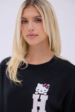 Hello Kitty H Graphic Crew Neck Relaxed Sweatshirt thumbnail 2