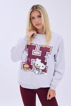 Hello Kitty H Burger Graphic Crew Neck Relaxed Sweatshirt thumbnail 1