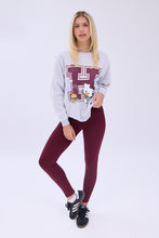 Hello Kitty H Burger Graphic Crew Neck Relaxed Sweatshirt thumbnail 3