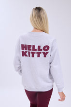 Hello Kitty H Burger Graphic Crew Neck Relaxed Sweatshirt thumbnail 2